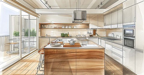 Jak zrobić wyspę kuchenną? Przewodnik krok po kroku: projekt, wymiary i 7 błędów, których unikać